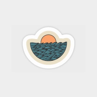 To the sea Sticker